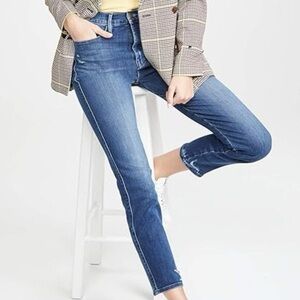 FRAME Denim Le Sylvie Crop Jeans in Edgewater Chew NWOT